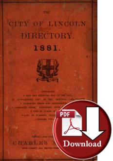 Lincolnshire Trade Directories